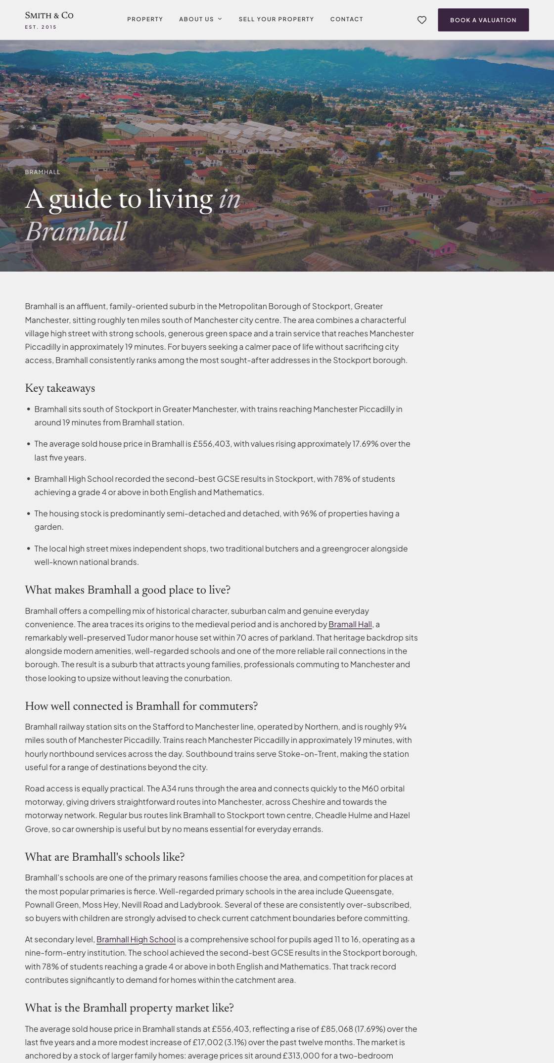 Chapter theme: Area guide