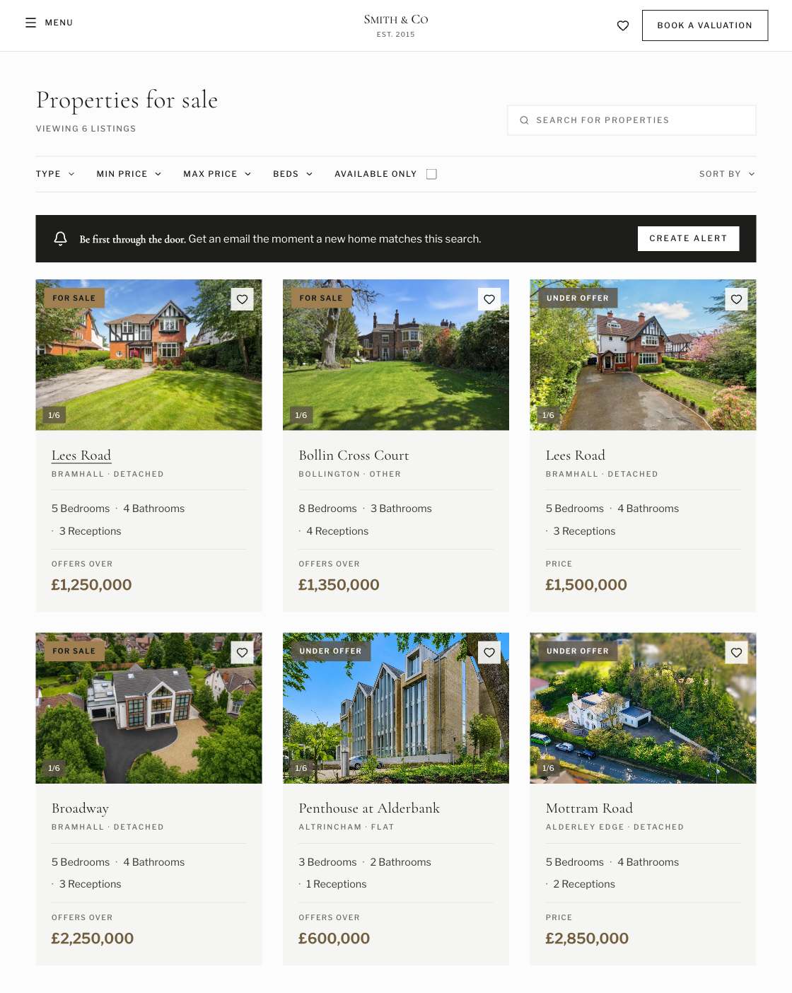 Grosvenor theme: Search results