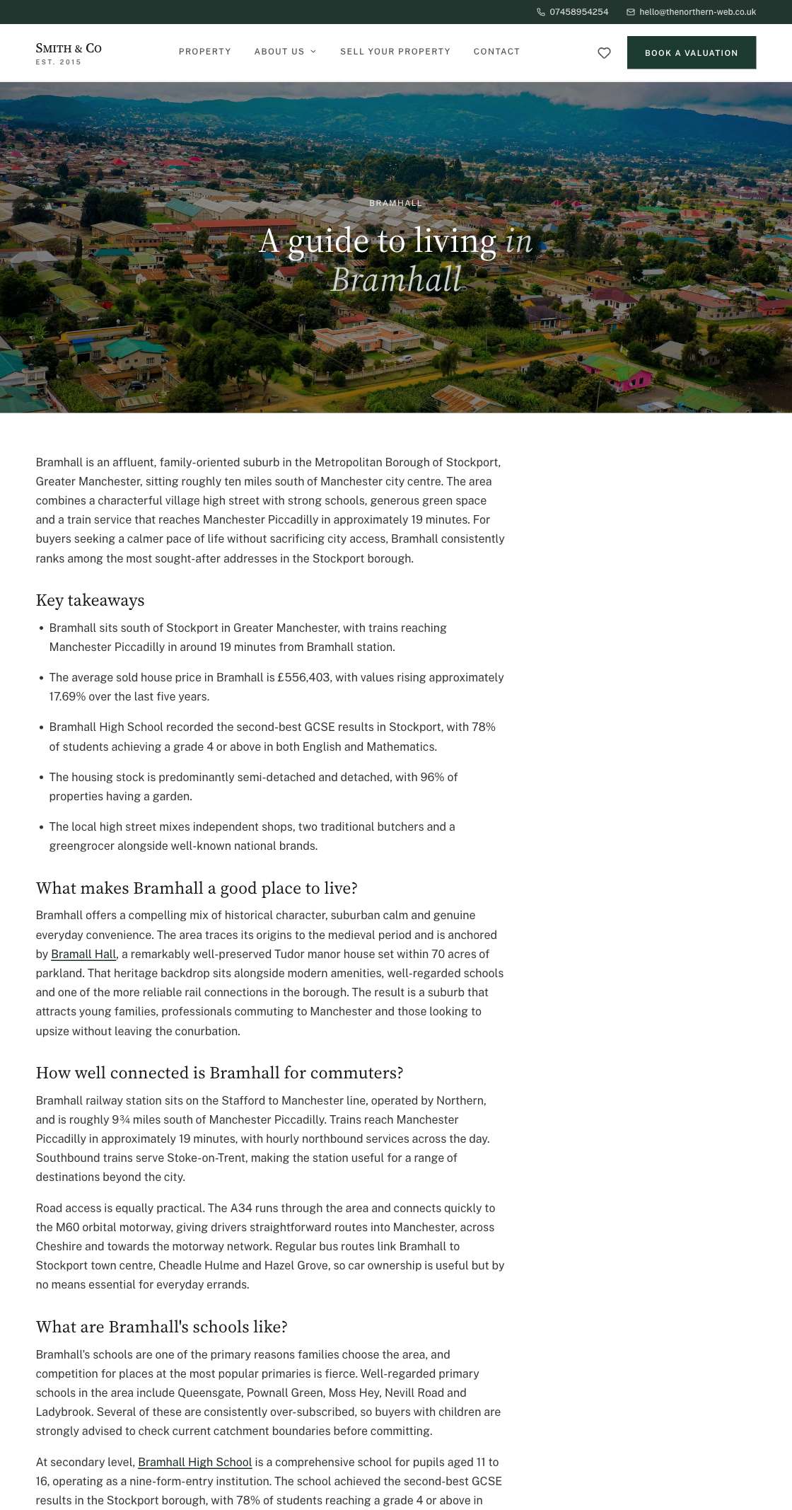 Sterling theme: Area guide