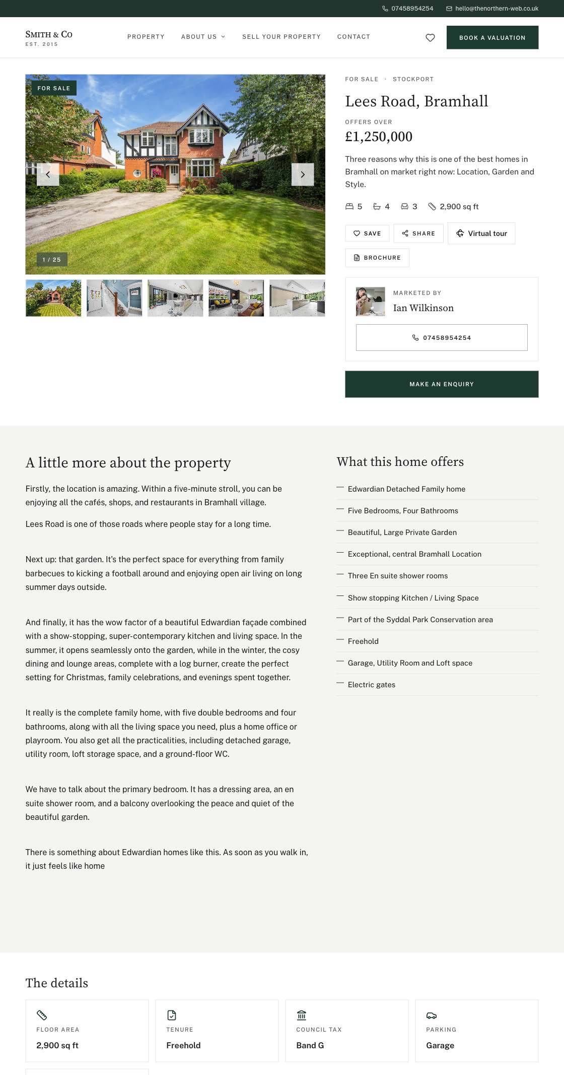 Sterling theme: Property detail